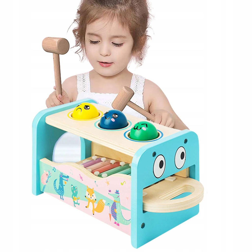 Pounding Bench Wooden Toy Wooden Pound And Tap Ben 12740968313