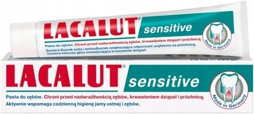 Lacalut Sensitive Pasta do zębów wrażliwych 75 ml