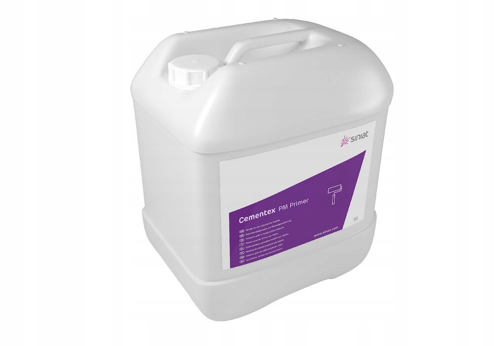 PREPARAT GRUNTUJĄCY GRUNT DO PŁYT CEMENTOWYCH SINIAT CEMENTEX 5L