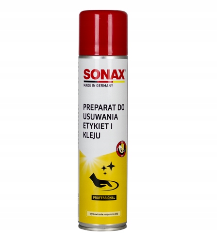 SONAX PROFESSIONAL DO USUWANIA ETYKIET I KLEJU