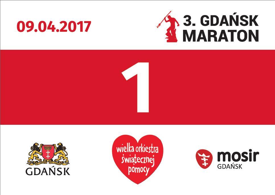 3. GDAŃSK MARATON – PAKIET STARTOWY NR 1