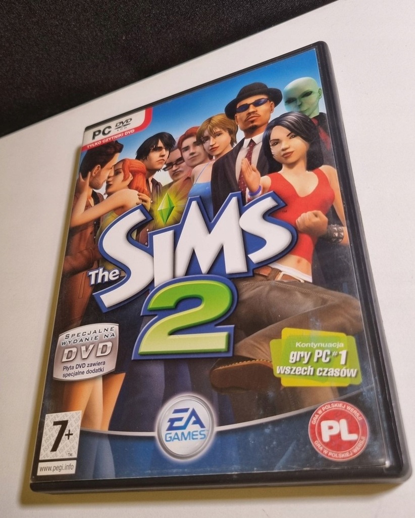 The Sims 2 PL - PC DVD, polska wersja pudełkowa