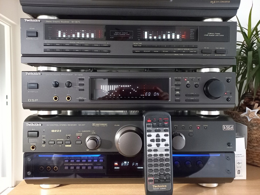 Technics korektor SH-GE70 wyświetlacz idealny.