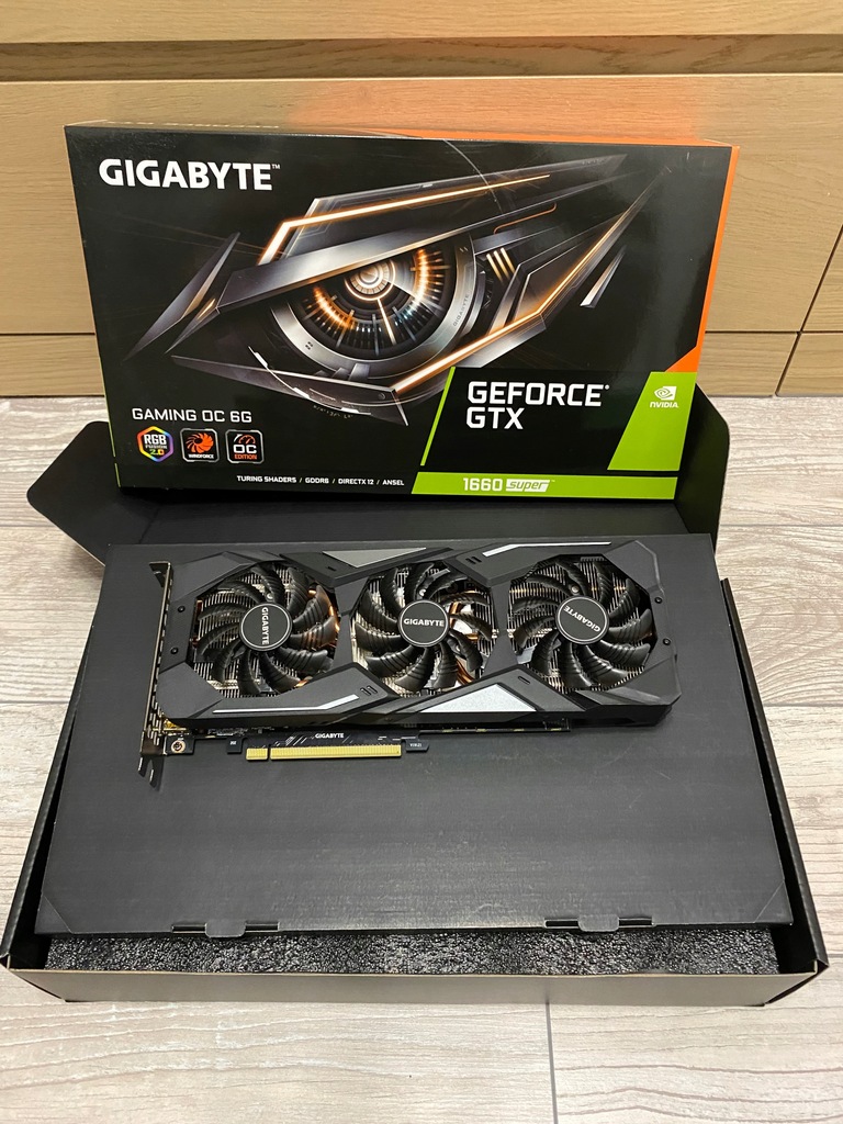 Gigabyte GTX 1660 SUPER Gaming OC 6GB Igła BCM!