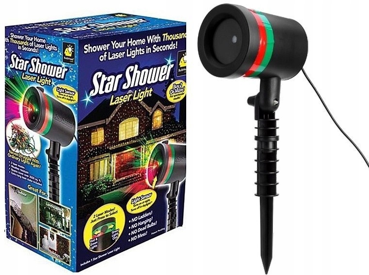 Projektor Laserowy Star Shower Laser Swiateczny 7645989013 Oficjalne Archiwum Allegro