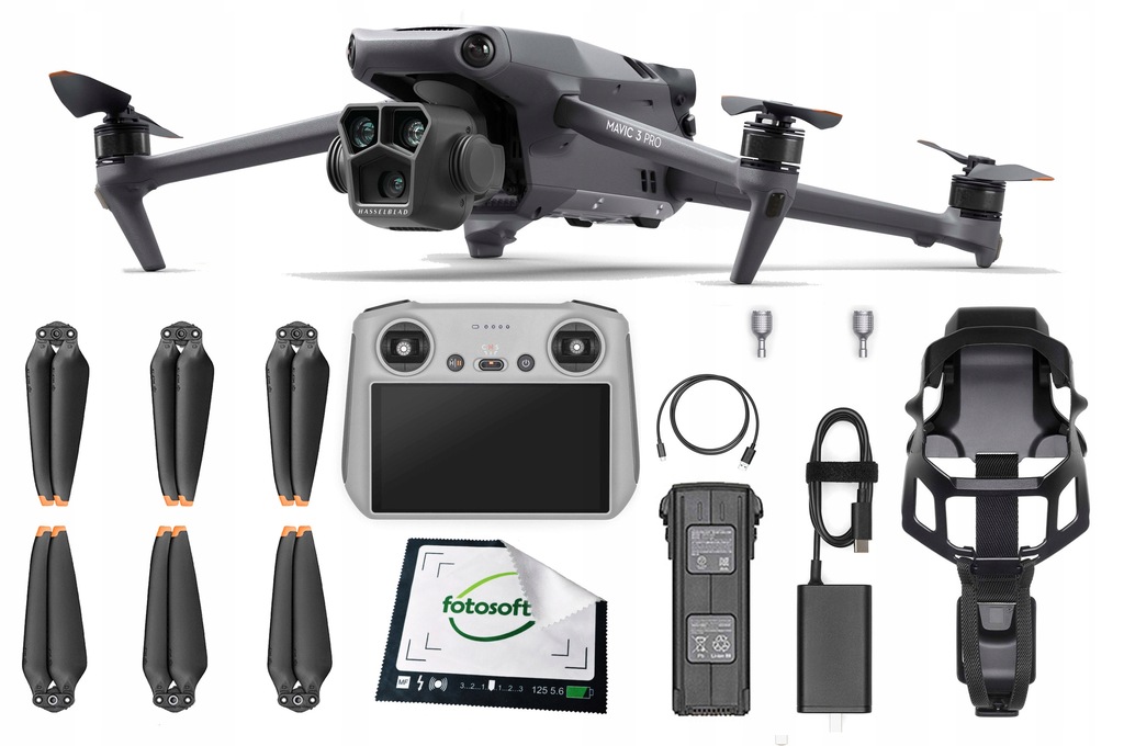 Dron DJI Mavic 3 PRO + DJI RC 5K HASSELBLAD - NOWY