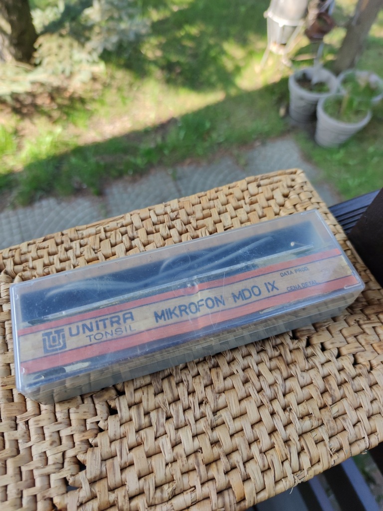 Mikrofon dynamiczny Unitra Tonsil MDO-IX PRL