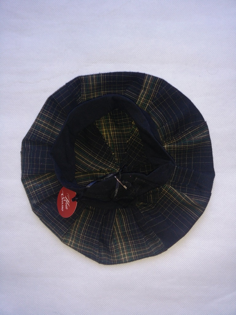 Beret czapka dziewczęca cienka wiosenna 52-54 cm