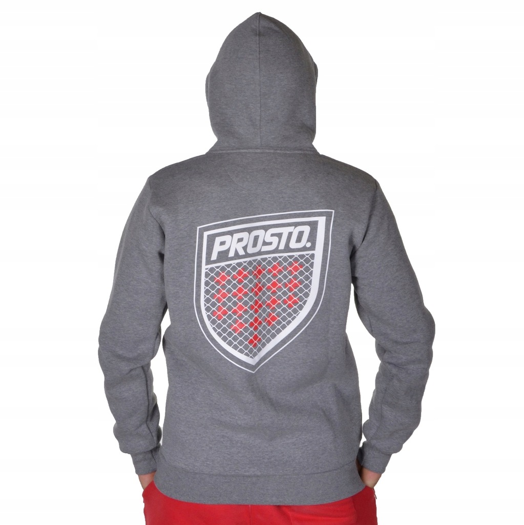 PROSTO. KLASYK BLUZA Z KAPTUREM ZIP BACKSHIL L