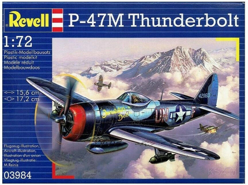 Samolot 1:72 03984 P-47 Thunderbolt COBI