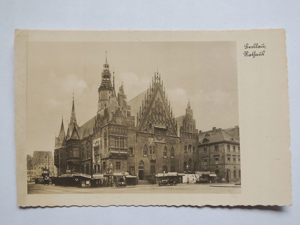 WROCŁAW Breslau Rathaus FOTO