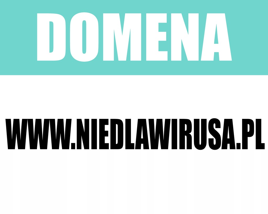 WWW.NIEDLAWIRUSA.PL ŚWIETNA DOMENA NA SPRZEDAŻ