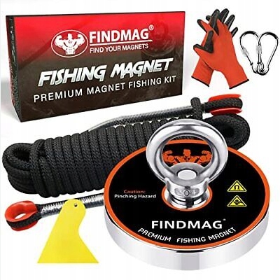 Magnes wędkarski FINDMAG 1500 LBS (680 KG)