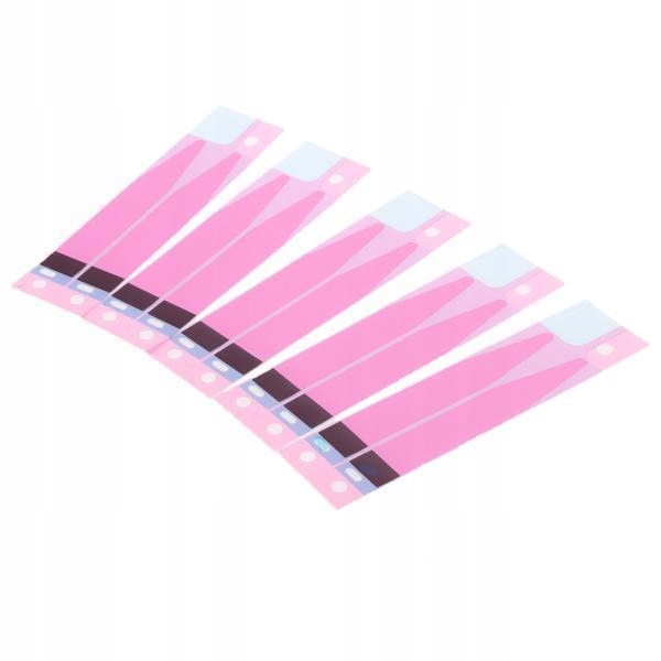 -2x 5X Battery Stickers Strip Waterproof Seal Glue S