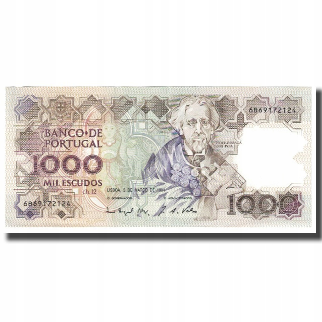 Banknot, Portugal, 1000 Escudos, 1994, 1994-03-03,