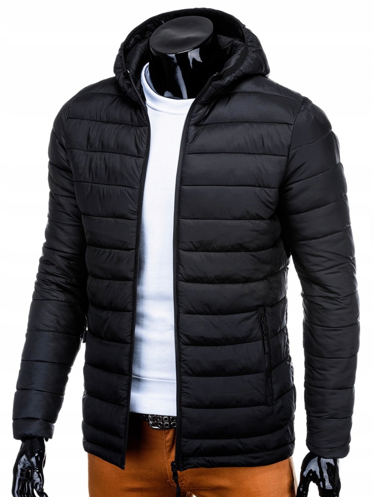 Купить Мужская осенняя стеганая куртка 465С черная XXL: отзывы, фото, характеристики в интерне-магазине Aredi.ru