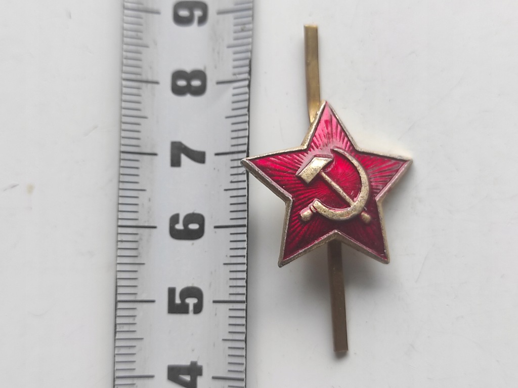 ODZNAKA CCCP - ZSRR EMBLEMAT DO CZAPKI GWIAZDA