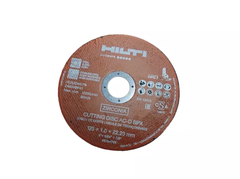 TARCZA DO CIĘCIA HILTI SPX 125X1X22,23MM ZIRCONIA