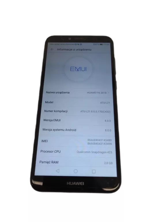 TELEFON HUAWEI Y6 2018