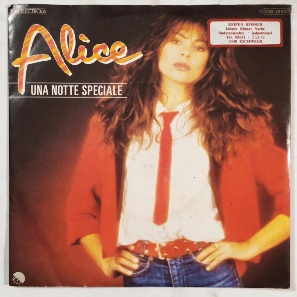 Alice – Una Notte Speciale -SP 7''