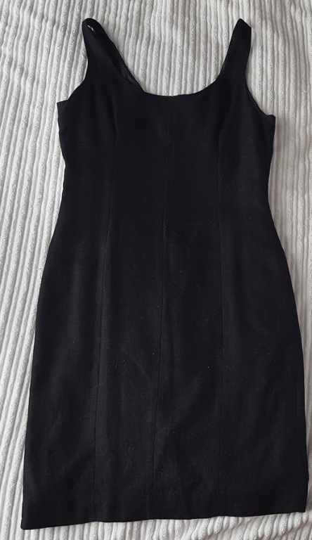 sukienka czarna, MIDI, małe XL, Mango