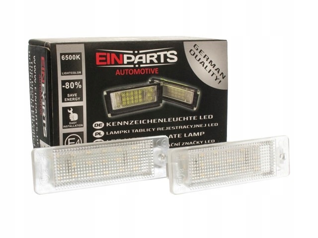 EINPARTS EP85 Lampki tablicy rejestracyjnej LED