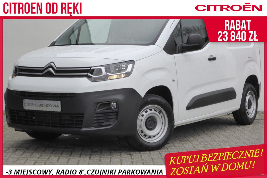 Citroen Berlingo Van Wersja 3 Osobowa !! Klimatyz - 9068354448 - Oficjalne Archiwum Allegro