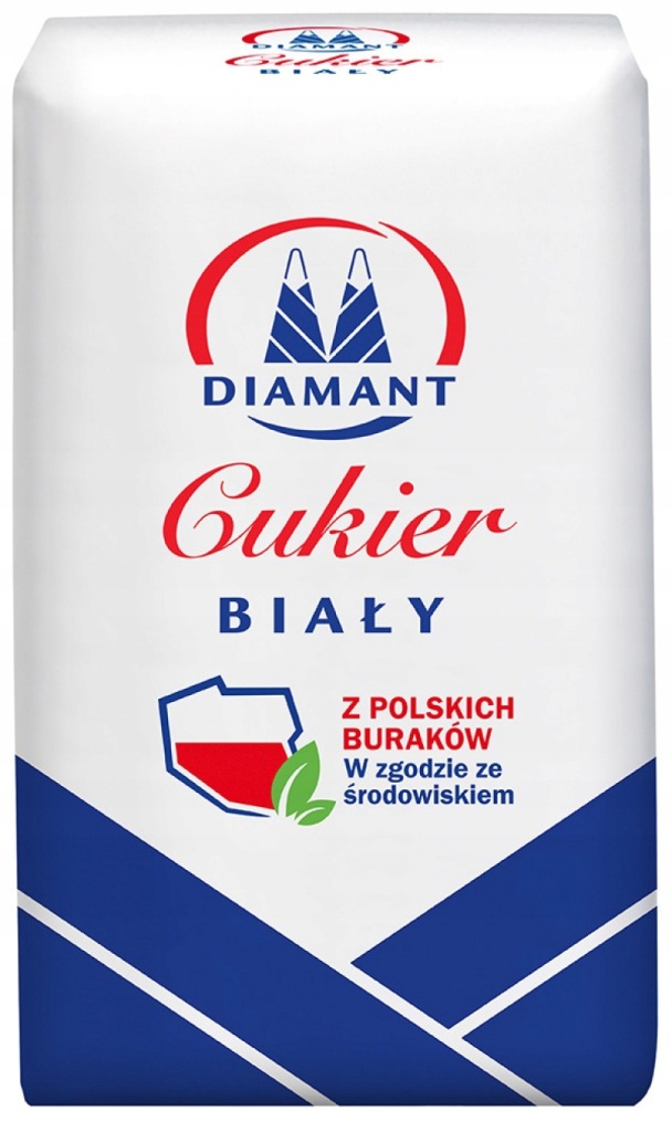 Cukier biały DIAMANT 1kg 10szt