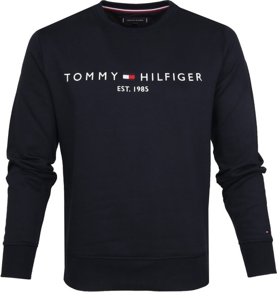 TOMMY HILFIGER BLUZA MĘSKA LOGO GRANATOWA M