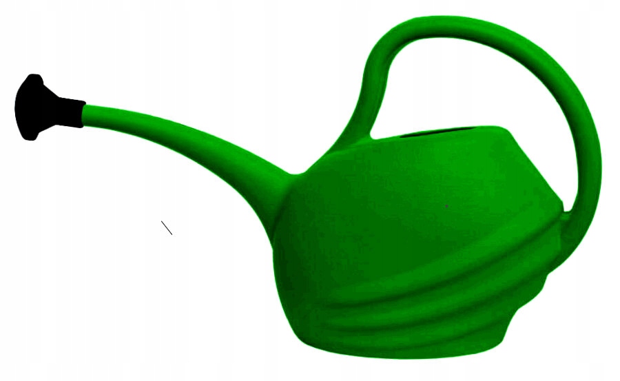 Konewka plastikowa Fala z sitkiem zielona 2 L