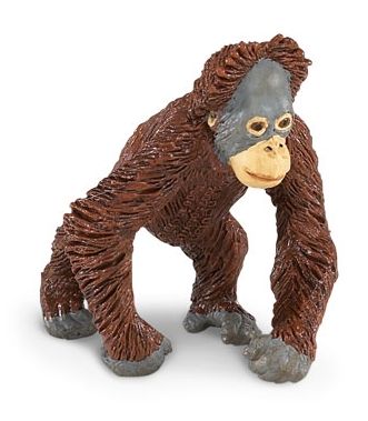 Safari Ltd 293629 Orangutan młody 6,5 x7,5cm