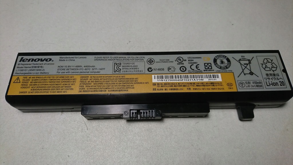 Bateria Lenovo G580 G510 G500 L11S6Y01 oryginał