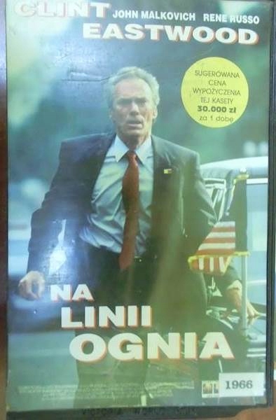 Na linii ognia - Clint Estwood VHS kaseta