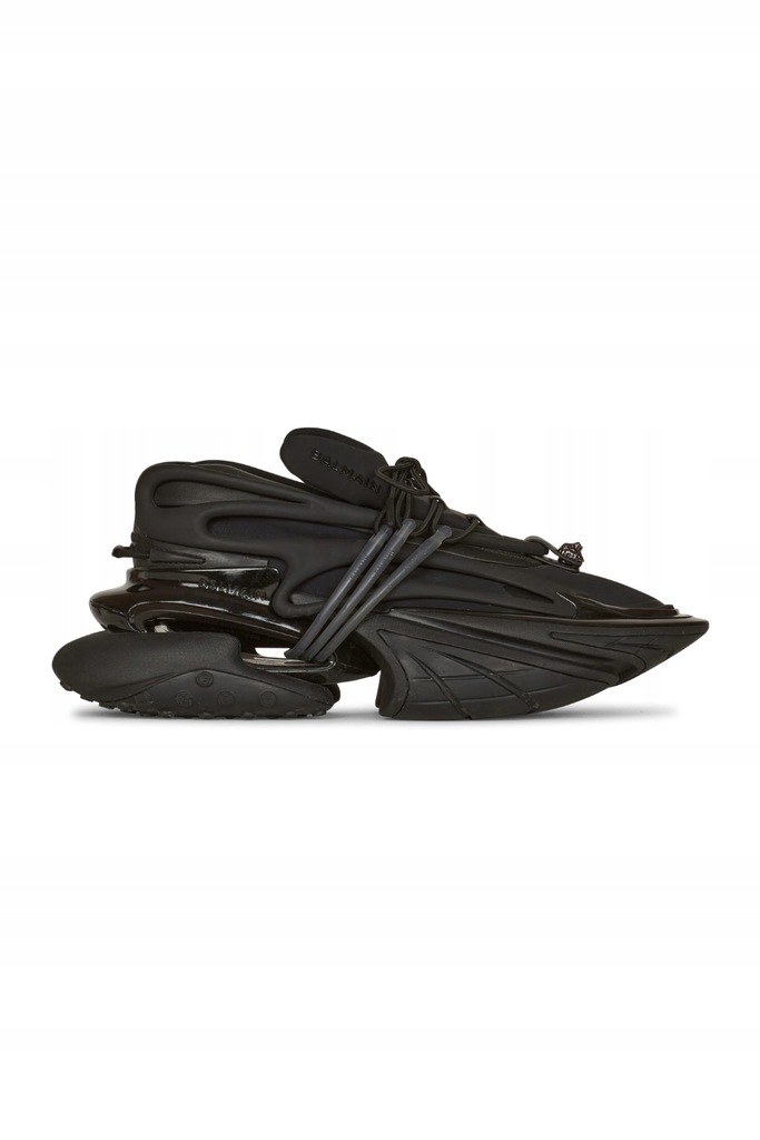 BALMAIN - Czarne sneakersy Unicorn 45