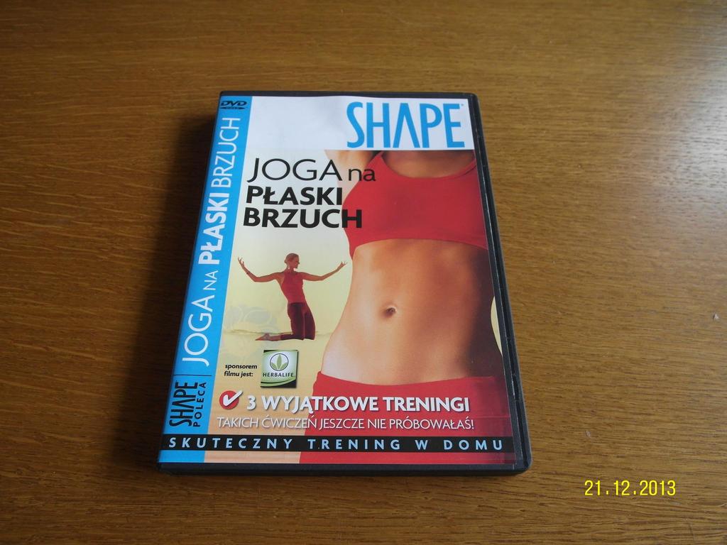 Płyta dvd: Joga na płaski brzuch z magazynu SHAPE