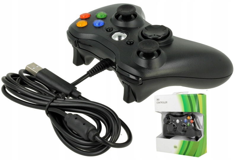 GAMEPAD PAD DO PC XBOX 360 KONSOLI DUAL SHOCK USB 11194899234 oficjalne archiwum Allegro