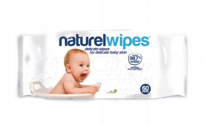 NATUREL WIPES chusteczki nawilżające 240szt NOWE