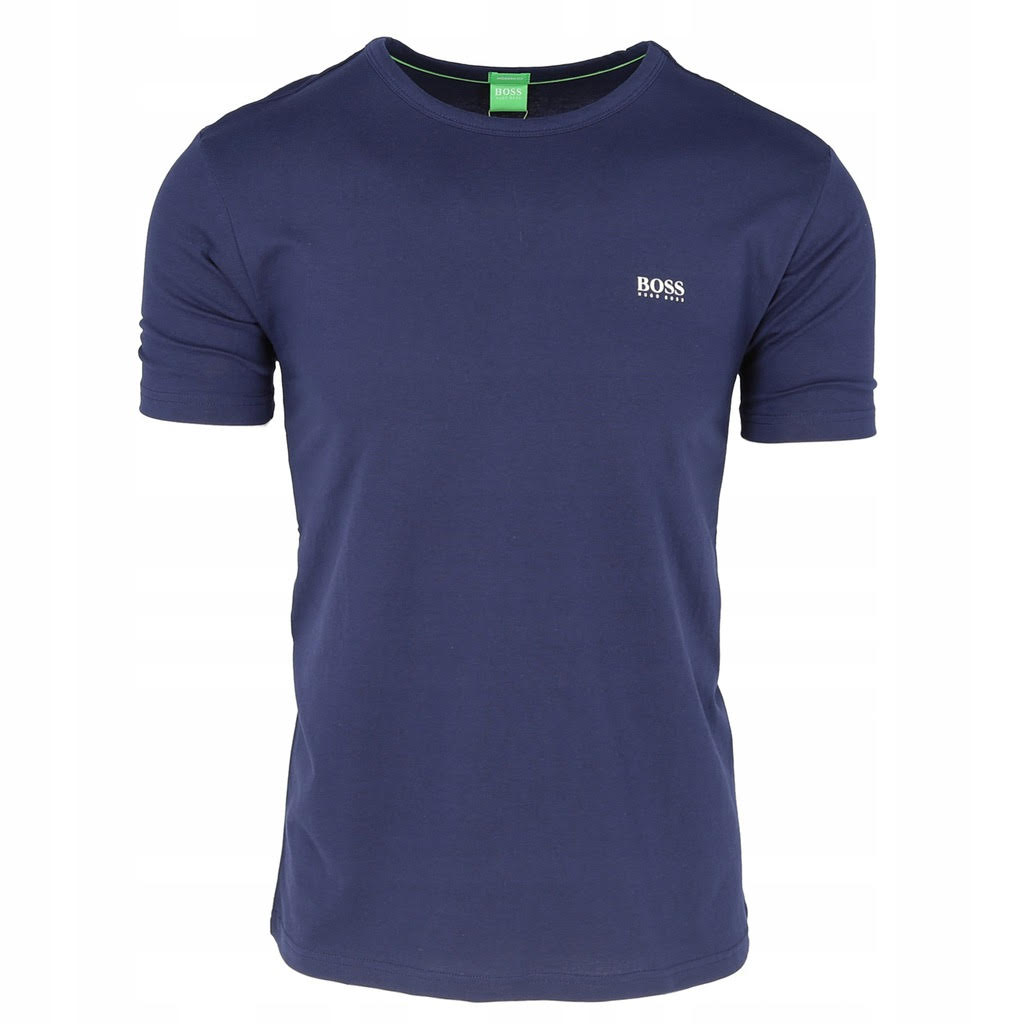 T-SHIRT KOSZULKA HUGO BOSS LOGO GRANATOWA r/M