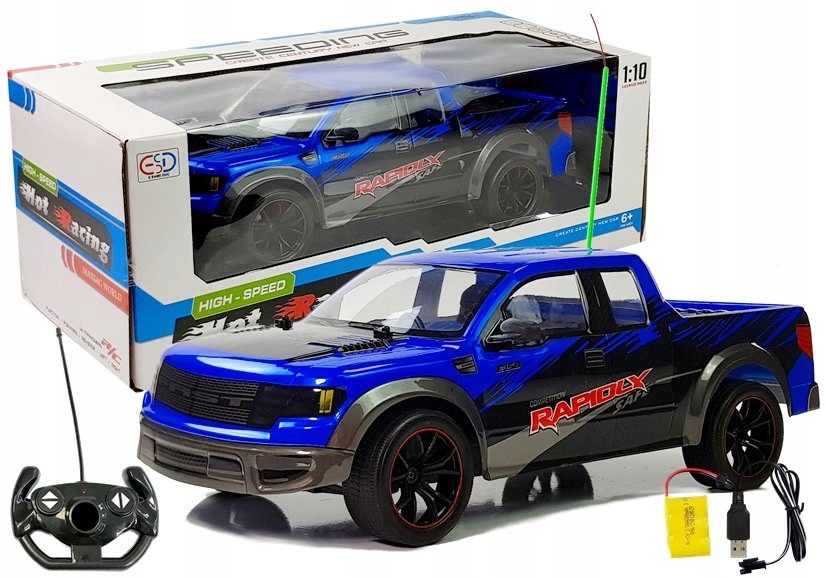 Zdalnie sterowane Autko Pick Up 1:10 Niebieski R/C