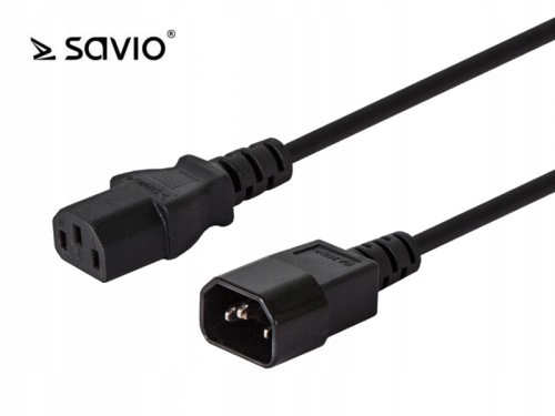 Przedłużacz Savio kabla zasilającego C13/C14
