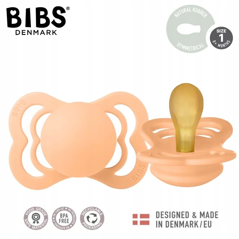 BIBS SUPREME PEACH SUNSET S Smoczek Uspokajający