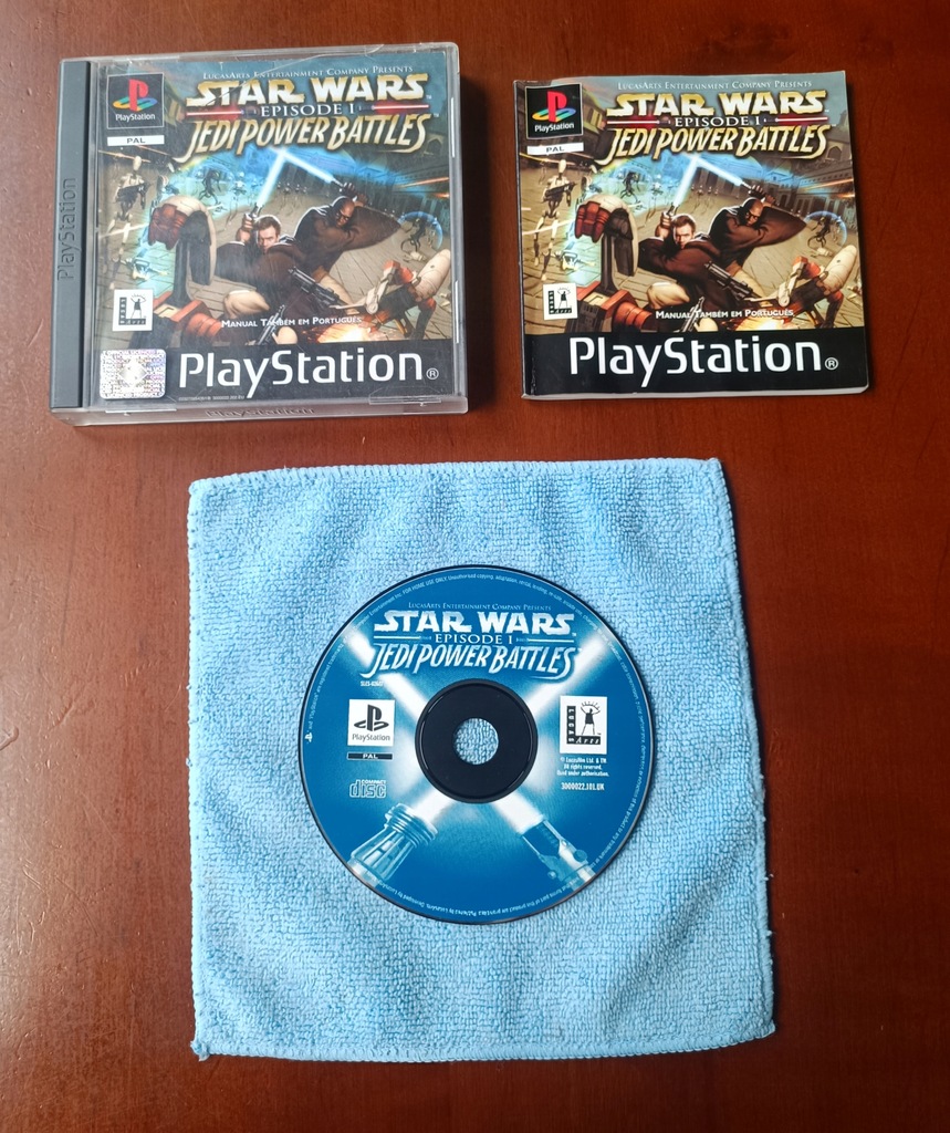 STAR WARS EPISODE 1 JEDI POWER PSX PS1 PLAYSTATION