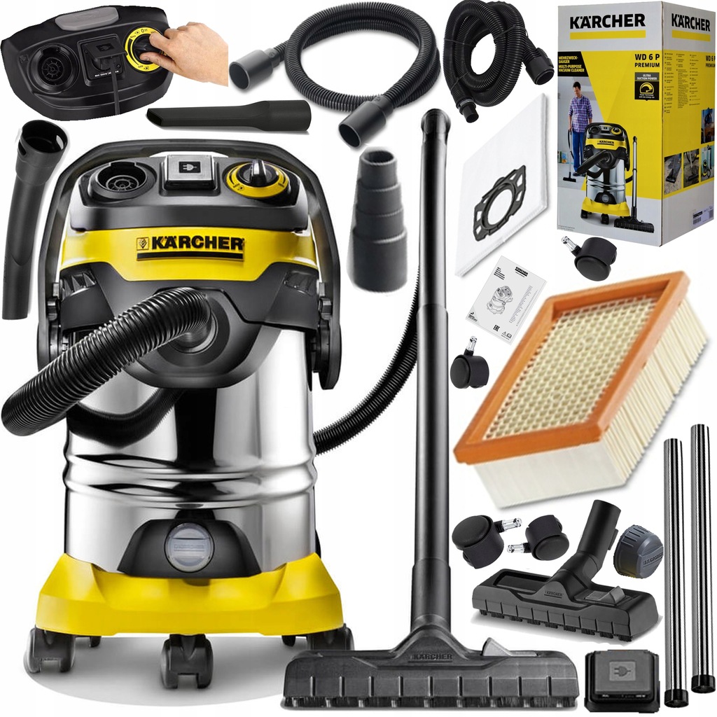 Строительный пылесос karcher wd6. Karcher wd 6 p premium 1300 вт. 628-360. Пылесос karcher wd 6 p v-25/8/22/t 1. Пылесос керхер вд 6.