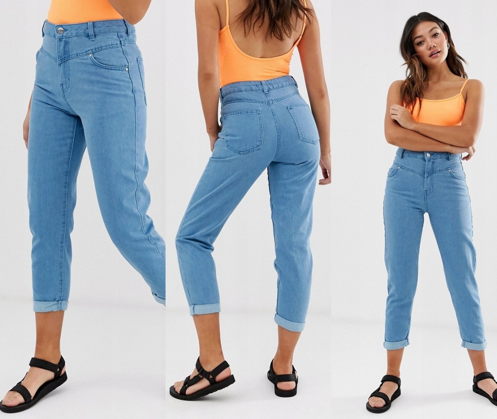 I-3-10-2 BER MOM JEANS SPODNIE ROZM 36