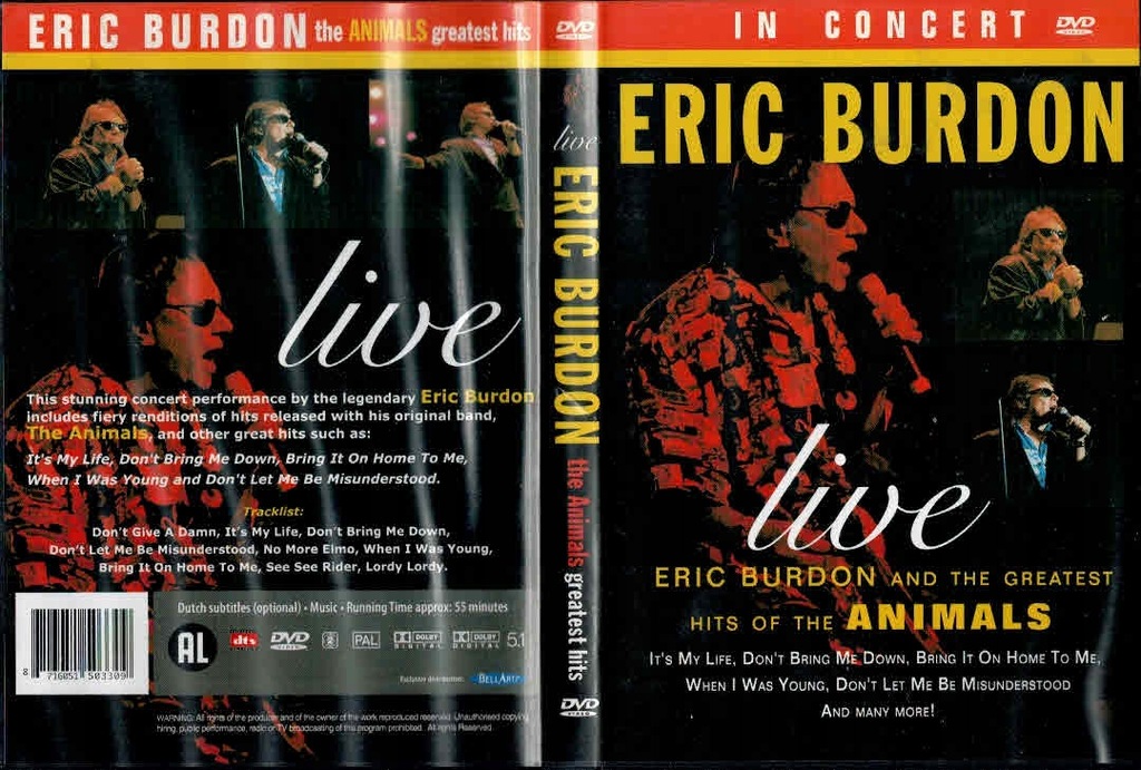 Eric Burdon Live and The Animals The Greatest Hits