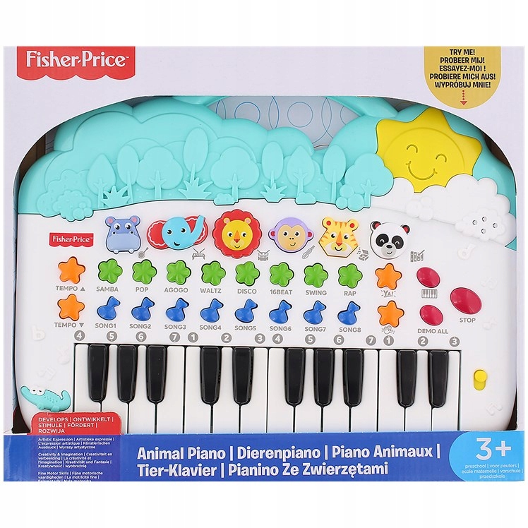 Fisher Price pianino interaktywne nauka dla dzieci