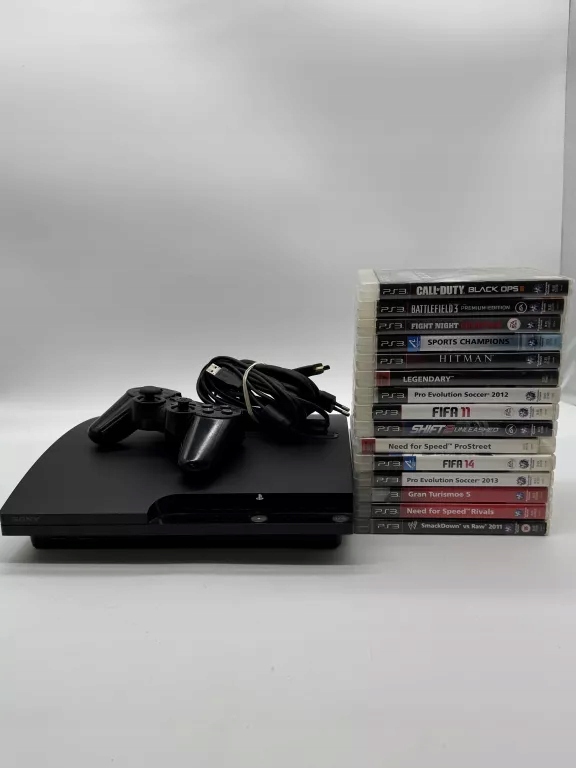 KONSOLA PS3 CECH 2004A PAD OKABLOWANIE 15 GIER