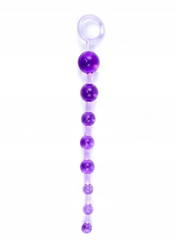 Plug/kulki-Jelly Anal 10 Beads Purple Boss of toys