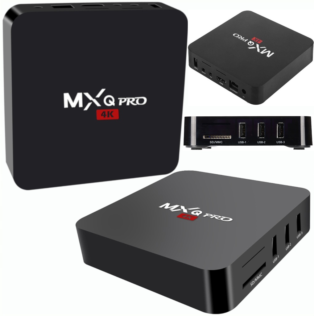 Купить ТВ ПРИСТАВКА MXQ PRO 4K SMART TV UHD ANDROID 7.0 HDMI SD: отзывы, фото, характеристики в интерне-магазине Aredi.ru