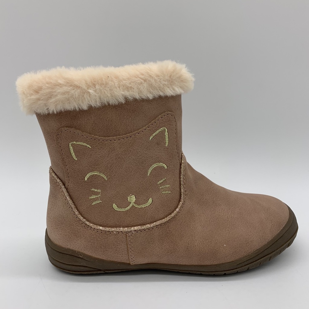 Buty dziecięce botki Friboo z kożuszkiem kotek r 2